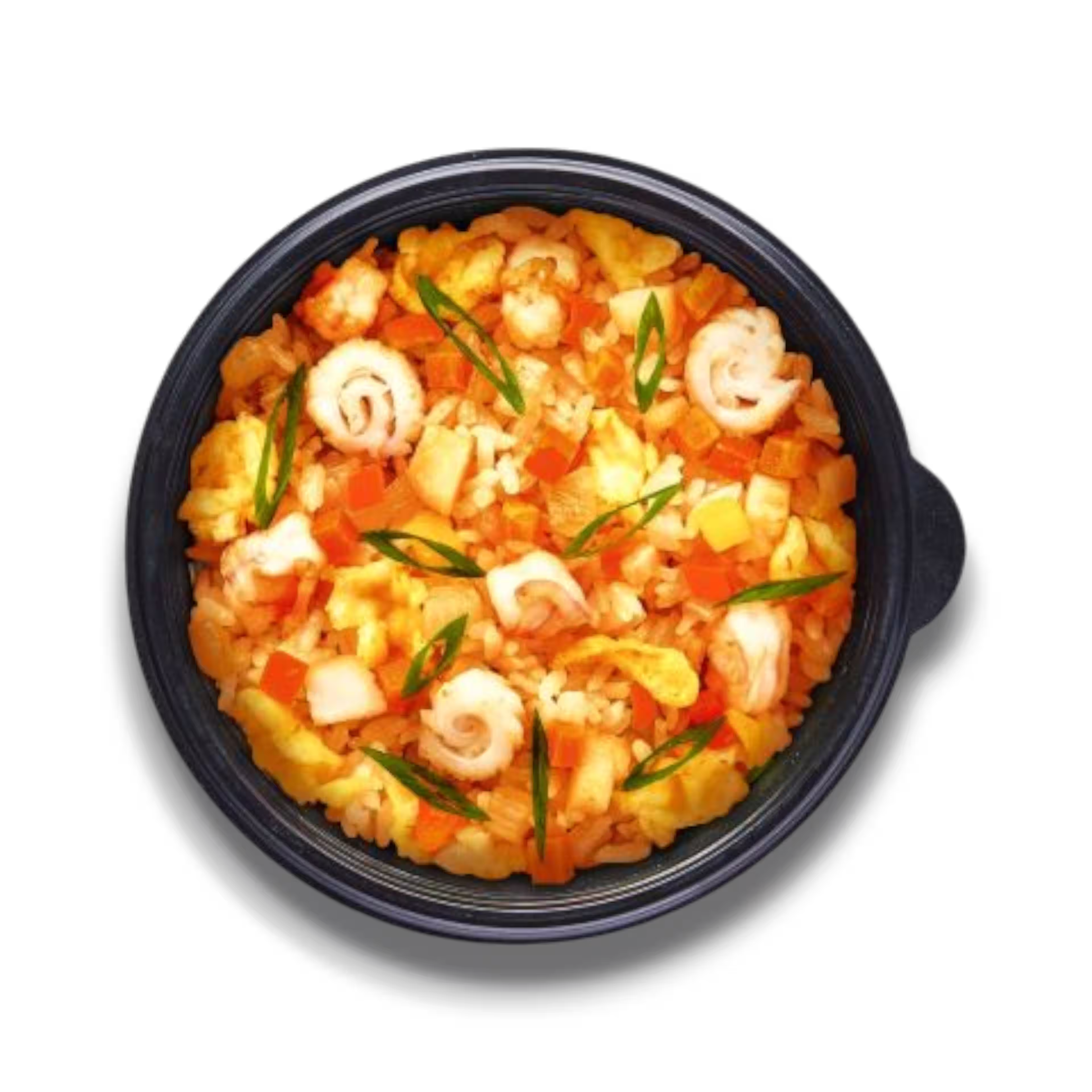 Чесночный рис с креветками, 265 гр.