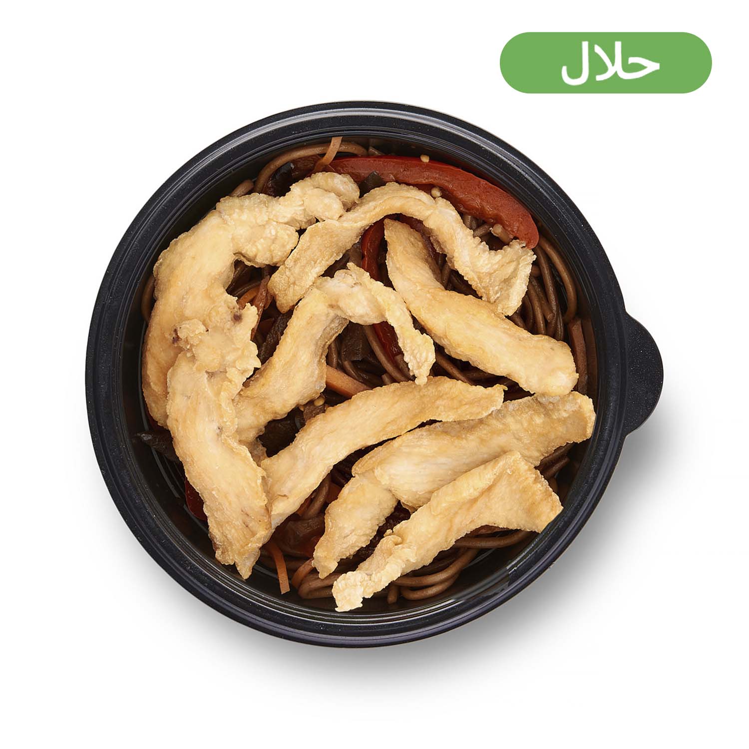Лапша рисовая с курицей, 360 гр.